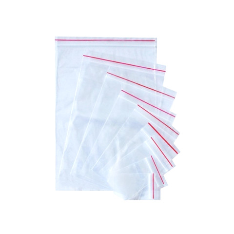 Пакети 20х30 з замком Zip-Lock червона смужка уп. 1/10/100 Пакети 20х30 з замком Zip-Lock червона смужка уп. 1/10/100