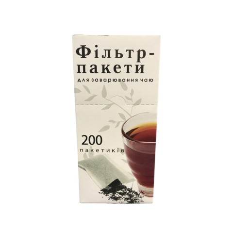 Фільтр-пакети для заварювання чаю уп. 1/200 Фільтр-пакети для заварювання чаю уп. 1/200