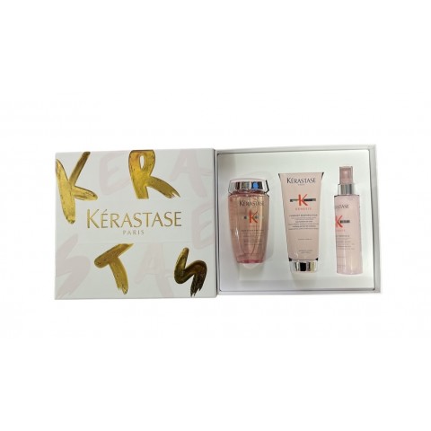 Набір для волосся KERASTASE (шампунь-ванна 250 мл + кондиціонер 200 мл + флюїд-спрей 150 мл)