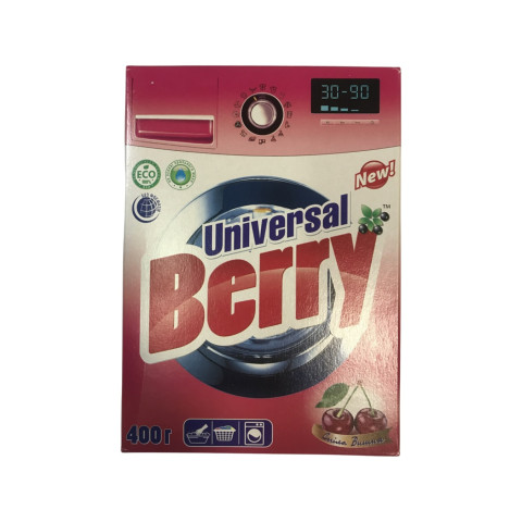 Пральний порошок універсальний Berry 400гр. Спіла вишня шт.